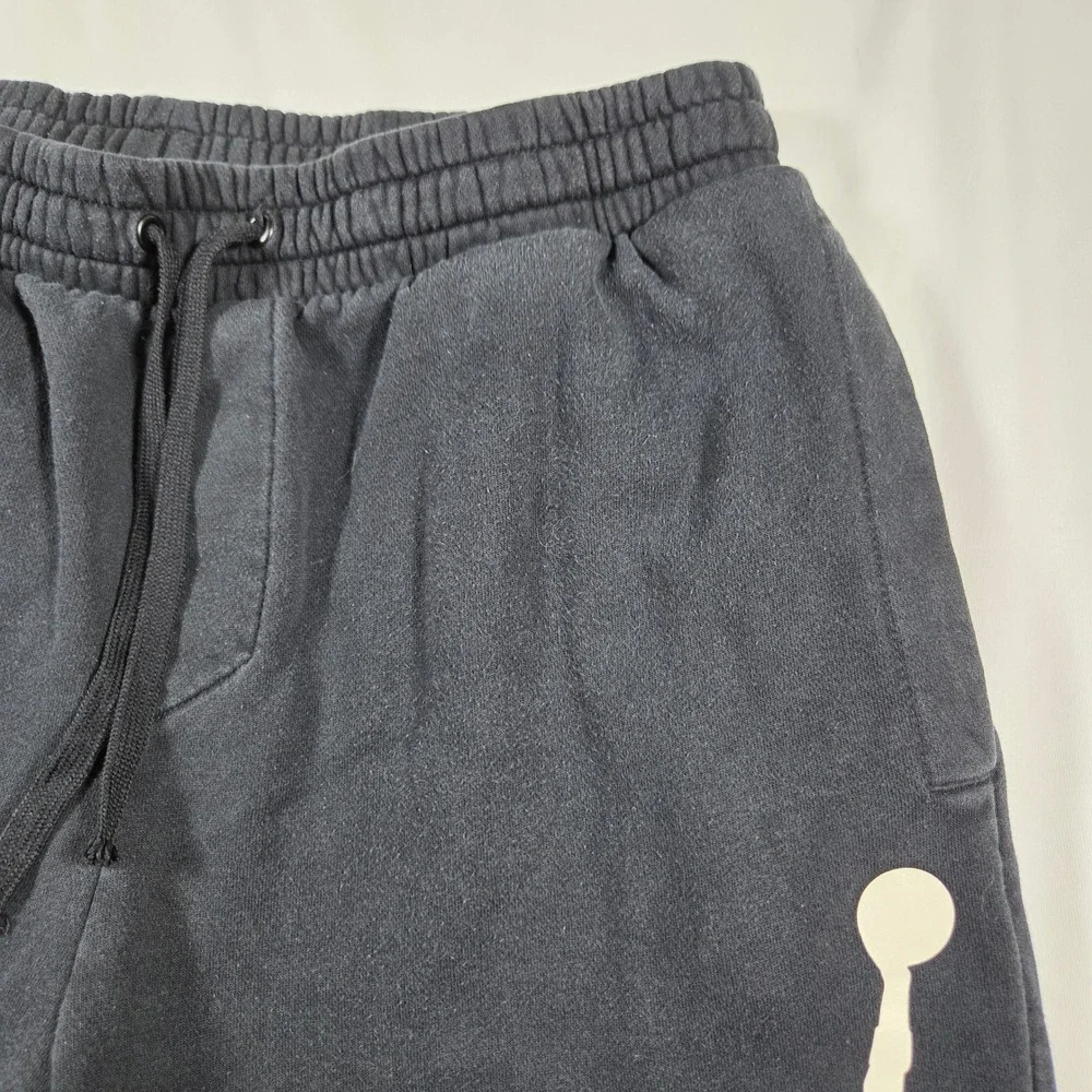 Jordan Mens Jumpman Fleece Sweatpants Black Joggers Standard Fit Medium